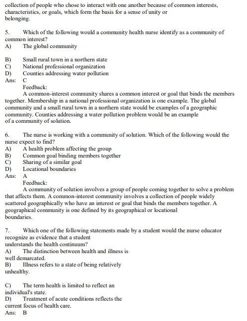 Community and Public Health Nursing 10th Edition Rector Test Bank Community and Public Health Nursing 10th Edition Rector Test Bank