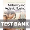 Maternity and Pediatric Nursing 3rd Edition Test Bank