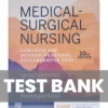 Medical Surgical Nursing 10th Edition Ignatavicius Workman Test Bank