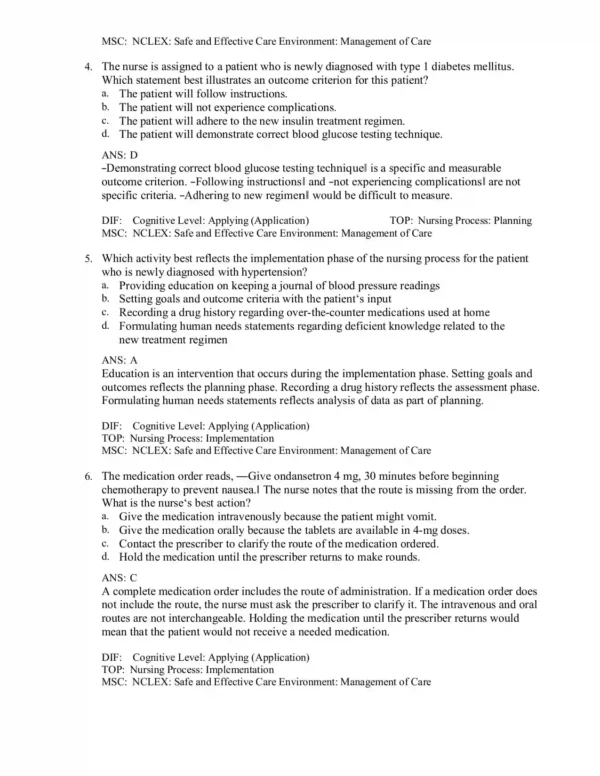 Pharmacology And The Nursing Process 10th Nursing Test Bank Prep Lilley Pharmacology And The Nursing Process 10th Nursing Test Bank Prep Lilley