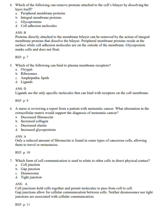 Understanding Pathophysiology 6th Edition Huether Test Bank