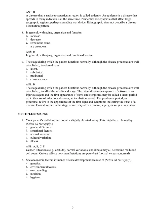 Pathophysiology 7th Edition Jacquelyn Banasik Test Bank