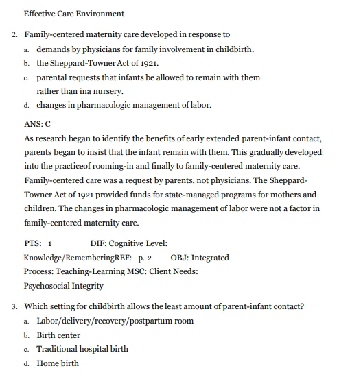 Maternal-Child Nursing 5th Edition by McKinney Test Bank Maternal-Child Nursing 5th Edition by McKinney Test Bank