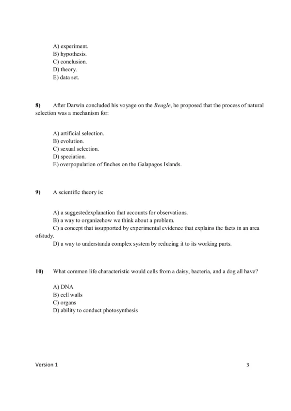 Biology 13th Edition by Peter Raven Test Bank3 Biology 13th Edition by Peter Raven Test Bank