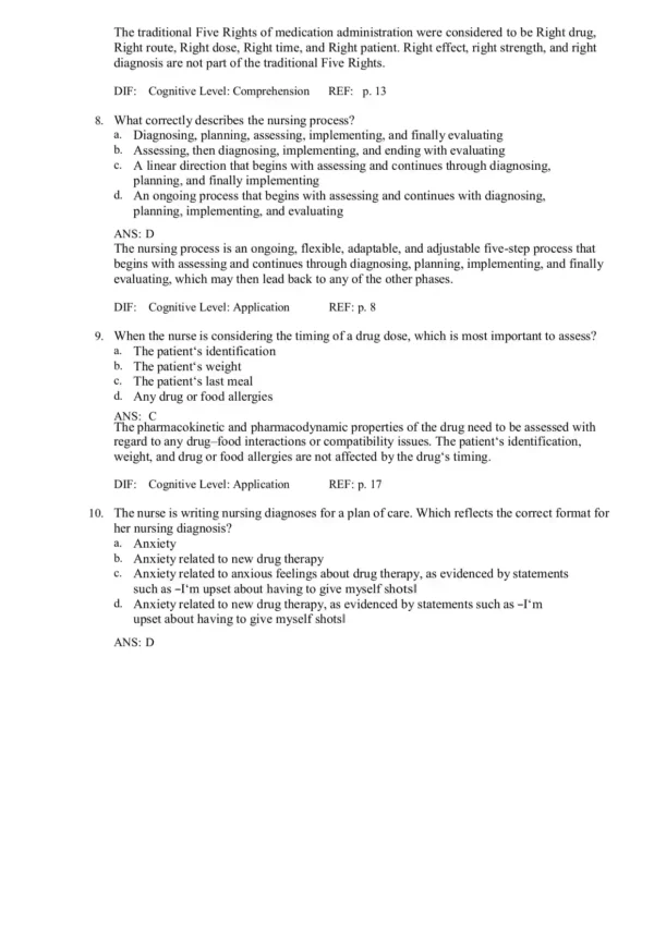 Pharmacology for Canadian Health Care Practice 3rd Edition Lilley Test Bank_Page3 Pharmacology for Canadian Health Care Practice 3rd Edition Lilley Test Bank