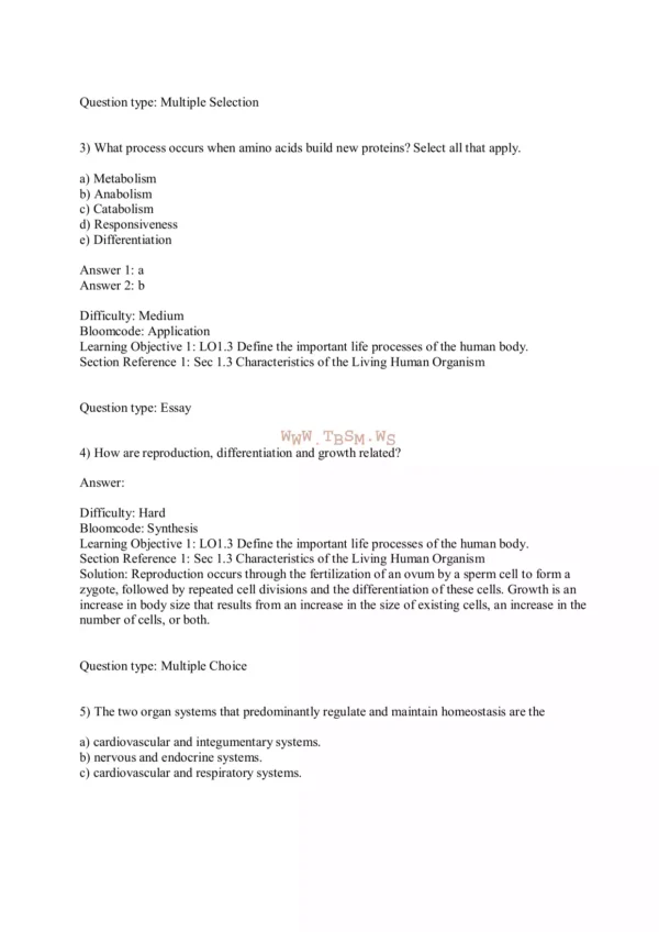 Principles of Anatomy and Physiology 16th Edition by Gerard J. Tortora Test Bank_Page2 Principles of Anatomy and Physiology 16th Edition by Gerard J. Tortora Test Bank