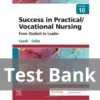 Success in Practical Vocational Nursing 10th Edition Carrol Collier Test Bank Success in Practical Vocational Nursing 10th Edition Carrol Collier Test Bank