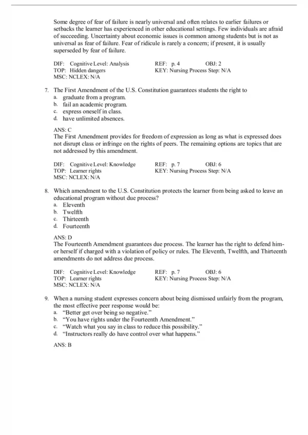 Success in Practical Vocational Nursing 10th Edition Carrol Collier Test Bank_Page3 Success in Practical Vocational Nursing 10th Edition Carrol Collier Test Bank