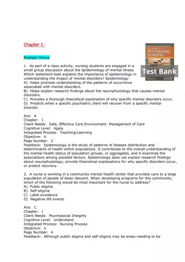 Essentials of Psychiatric Nursing 2nd Edition Boyd Test Bank_Page1.webp-001 Essentials of Psychiatric Nursing 2nd Edition Boyd Test Bank