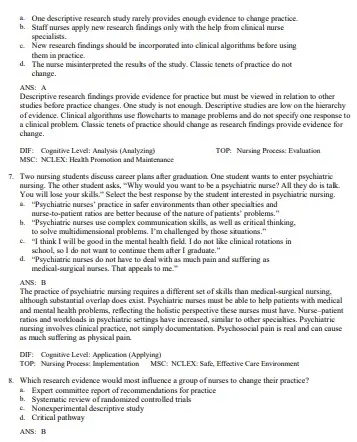 Varcarolis’ Essentials of Psychiatric Mental Health Nursing 5th Edition Fosbre Test Bank4 Varcarolis’ Essentials of Psychiatric Mental Health Nursing 5th Edition Fosbre Test Bank
