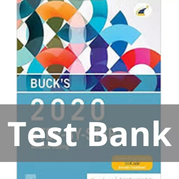 Buck's Test Bank for Step-by-Step Medical Coding 2020 edition by Elsevier